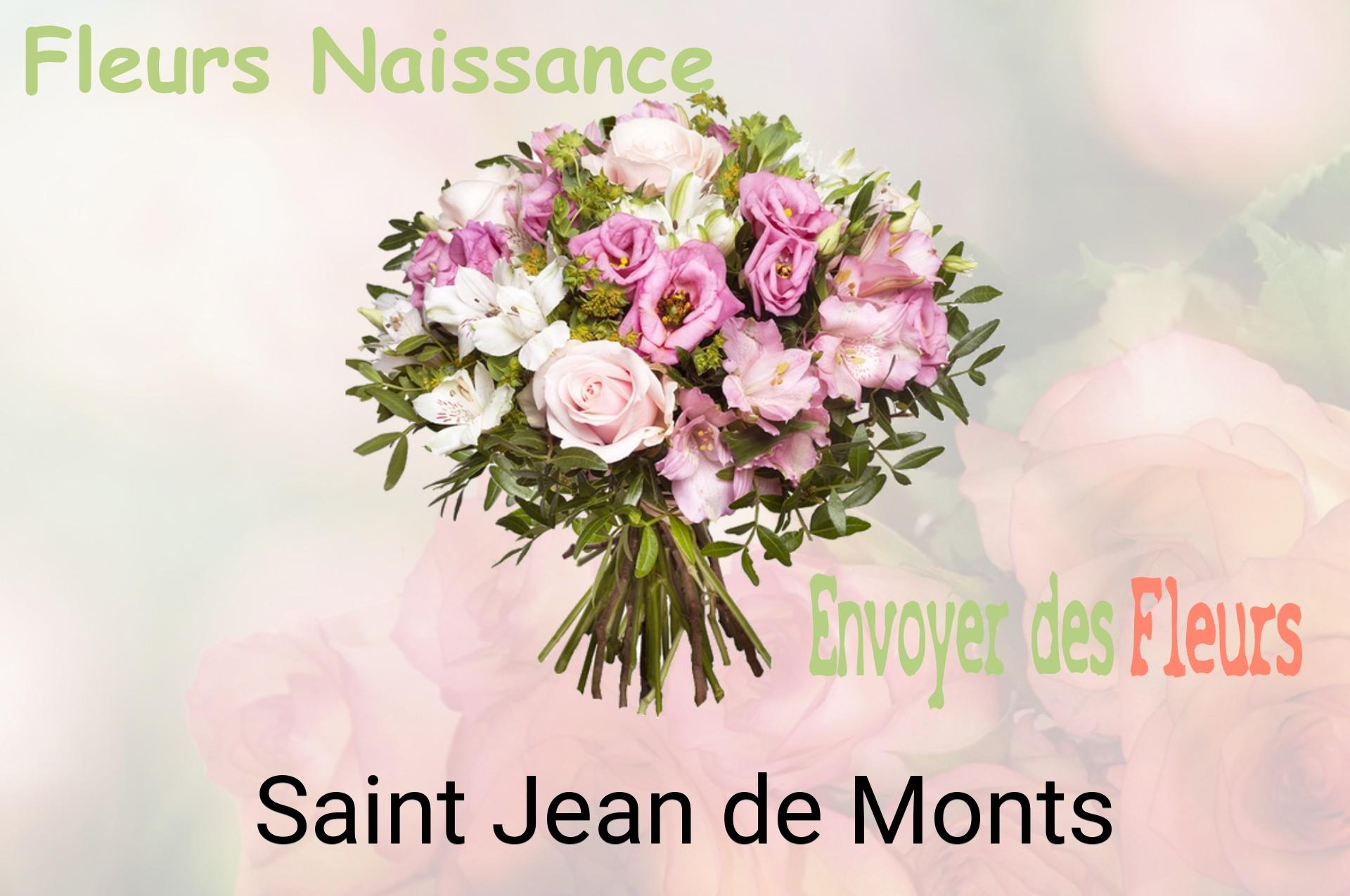 Bouquet de fleurs de naissance livré à Saint-Jean-de-Monts